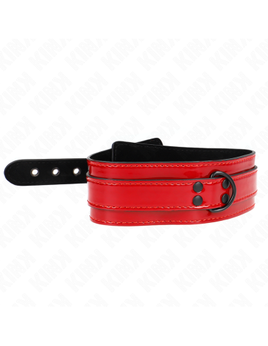 KINK - COLLAR AJUSTABLE ROJO VINO 37.5-49.5 CM X 5 CM