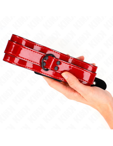 KINK - COLLAR AJUSTABLE ROJO VINO 37.5-49.5 CM X 5 CM