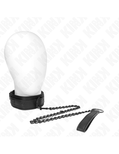 KINK - COLLAR CON CORREA 78 CM BONDAGE DE NEOPRENO MODELO 2 AJUSTABLE 37.5 X 49.5 CM