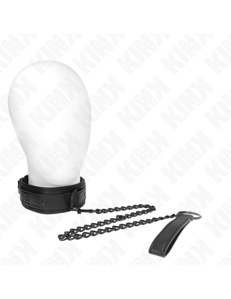 KINK - COLLAR CON CORREA 78 CM BONDAGE DE NEOPRENO MODELO 2 AJUSTABLE 37.5 X 49.5 CM