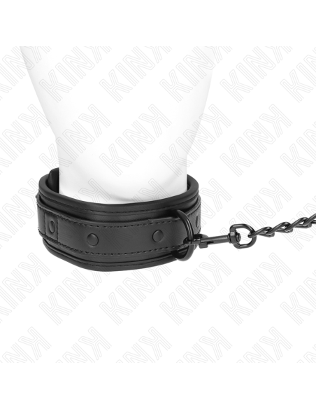 KINK - COLLAR CON CORREA 78 CM BONDAGE DE NEOPRENO MODELO 2 AJUSTABLE 37.5 X 49.5 CM