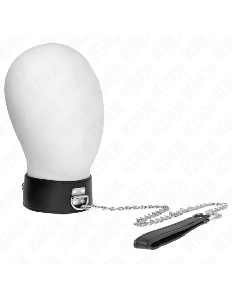 KINK - COLLAR CON CORREA 65 CM ANCHO NEGRO AJUSTABLE 33.5-41 CM X 5 CM