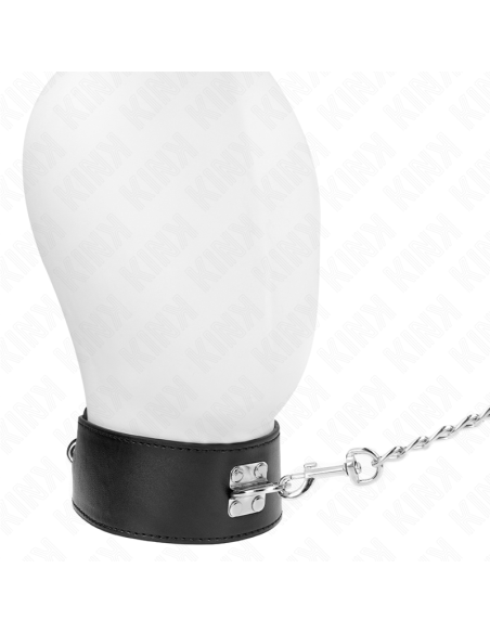 KINK - COLLAR CON CORREA 65 CM ANCHO NEGRO AJUSTABLE 33.5-41 CM X 5 CM