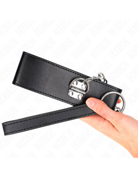 KINK - COLLAR CON CORREA 65 CM ANCHO NEGRO AJUSTABLE 33.5-41 CM X 5 CM