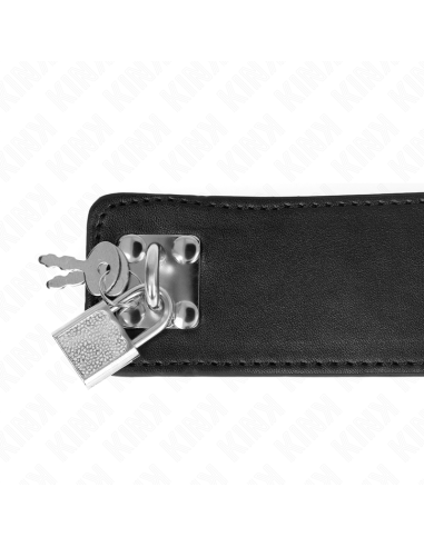 KINK - COLLAR CON CORREA 65 CM ANCHO NEGRO AJUSTABLE 33.5-41 CM X 5 CM