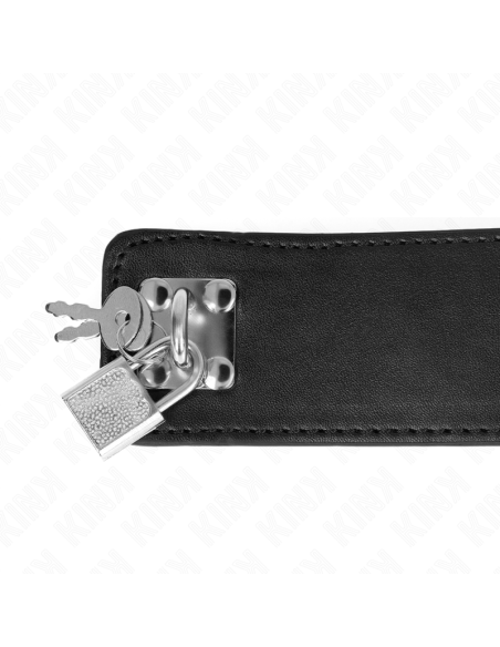 KINK - COLLAR CON CORREA 65 CM ANCHO NEGRO AJUSTABLE 33.5-41 CM X 5 CM