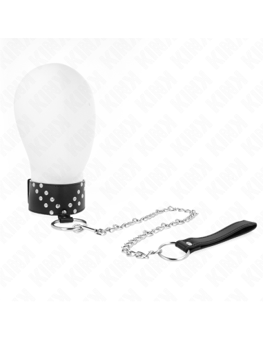 KINK - COLLAR CON CORREA 65 CM CON REMACHE EN V AJUSTABLE 36-43 CM X 5 CM