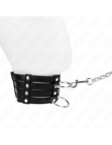 KINK - COLLAR CON CORREA 65 CM ESTILO SUB AJUSTABLE 35-51 CM X 7 CM