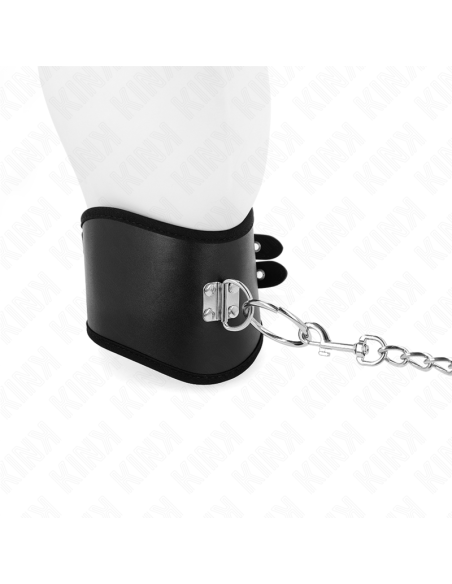 KINK - COLLAR CON CORREA 65 CM ANCHO NEGRO AJUSTABLE 40-55 CM X 10 CM