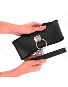 KINK - COLLAR CON CORREA 65 CM ANCHO NEGRO AJUSTABLE 40-55 CM X 10 CM