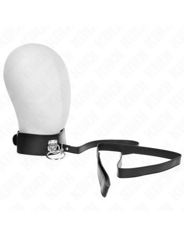 KINK - COLLAR CON CORREA 116 CM CON TACHUELAS CORREA POLIPIEL 50 X 5 CM