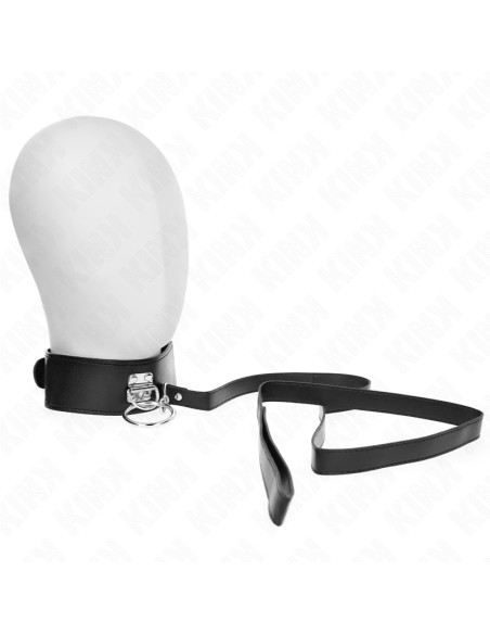 KINK - COLLAR CON CORREA 116 CM CON TACHUELAS CORREA POLIPIEL 50 X 5 CM