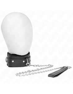 KINK - COLLAR CON CORREA 65 CM CON RESTRICCIONES NEGRO AJUSTABLE 36-42 CM X 5.5 CM