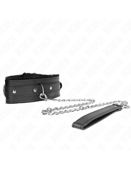KINK - COLLAR CON CORREA 65 CM CON RESTRICCIONES NEGRO AJUSTABLE 36-42 CM X 5.5 CM