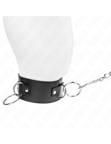 KINK - COLLAR CON CORREA 65 CM 3 ANILLOS MODELO 2 AJUSTABLE 36-43 CM X 5 CM