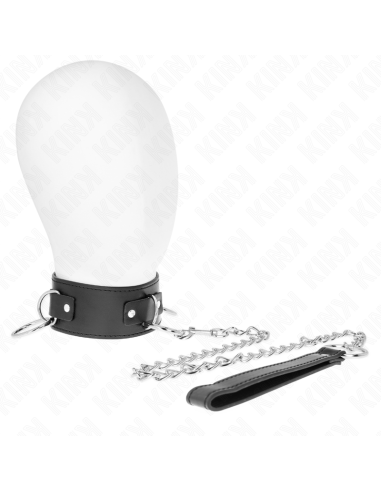 KINK - COLLAR CON CORREA 65 CM 3 ANILLOS MODELO 2 AJUSTABLE 36-43 CM X 5 CM