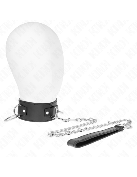 KINK - COLLAR CON CORREA 65 CM 3 ANILLOS MODELO 2 AJUSTABLE 36-43 CM X 5 CM