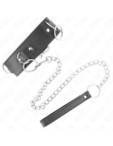 KINK - COLLAR CON CORREA 65 CM 3 ANILLOS MODELO 2 AJUSTABLE 36-43 CM X 5 CM