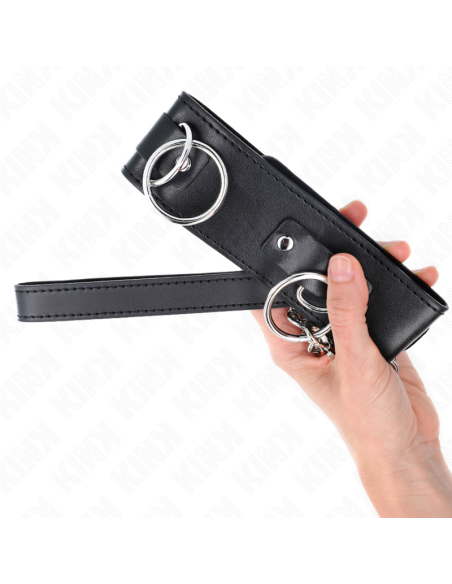 KINK - COLLAR CON CORREA 65 CM 3 ANILLOS MODELO 2 AJUSTABLE 36-43 CM X 5 CM