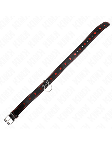 KINK - COLLAR CON CORREA 65 CM DETALLES CORAZÓN 52.5 X 2.5 CM