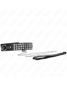 KINK - COLLAR CON CORREA 65 CM CON BRILLOS AJUSTABLE 37-42 CM X 5.3 CM
