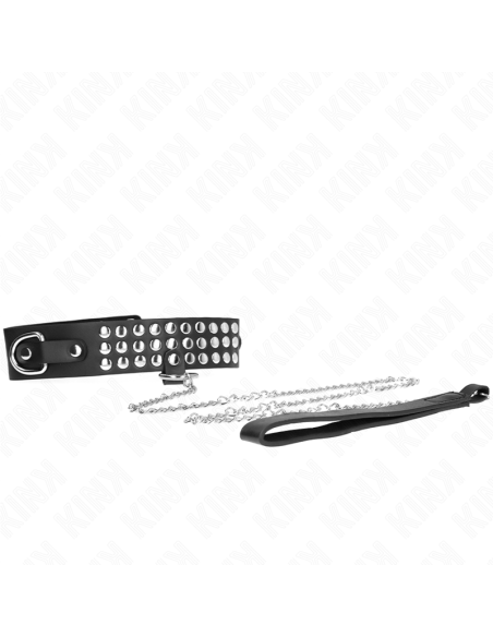 KINK - COLLAR CON CORREA 65 CM CON BRILLOS AJUSTABLE 37-42 CM X 5.3 CM