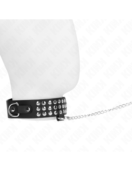 KINK - COLLAR CON CORREA 65 CM CON BRILLOS AJUSTABLE 37-42 CM X 5.3 CM