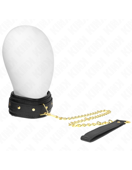 KINK - COLLAR CON CORREA ESPONJA IMITACIÓN CUERO MODELO 1 AJUSTABLE 37-54 CM X 3 CM