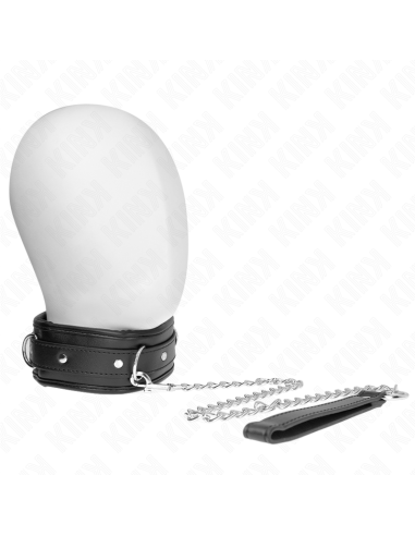 KINK - COLLAR CON CORREA ESPONJA IMITACIÓN CUERO MODELO 3 AJUSTABLE 37-54 CM X 3 CM