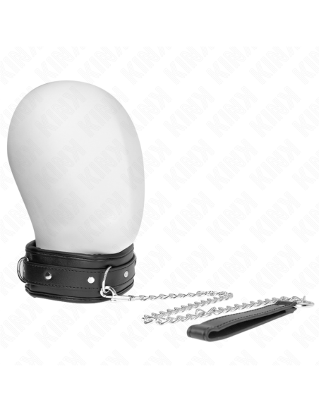 KINK - COLLAR CON CORREA ESPONJA IMITACIÓN CUERO MODELO 3 AJUSTABLE 37-54 CM X 3 CM