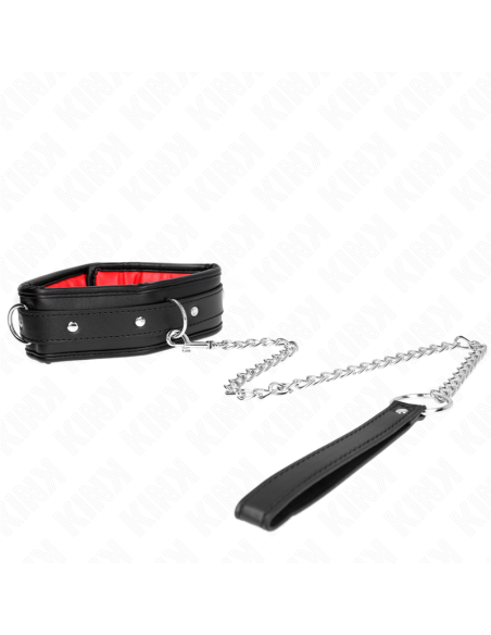 KINK - COLLAR CON CORREA ESPONJA IMITACIÓN CUERO MODELO 3 AJUSTABLE 37-54 CM X 3 CM