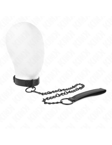 KINK - COLLAR CON CORREA 65 CM OSCURO AJUSTABLE 37-54 CM X 3 CM