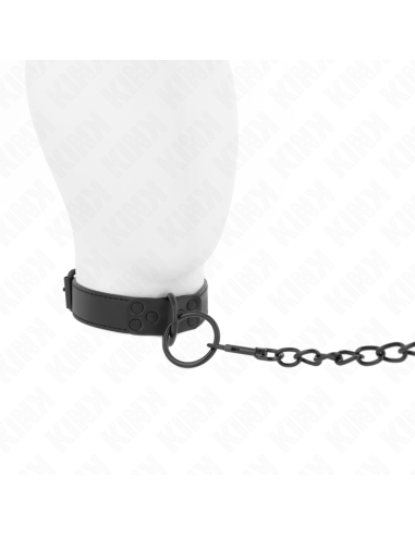KINK - COLLAR CON CORREA 65 CM OSCURO AJUSTABLE 37-54 CM X 3 CM