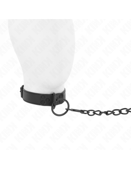 KINK - COLLAR CON CORREA 65 CM OSCURO AJUSTABLE 37-54 CM X 3 CM