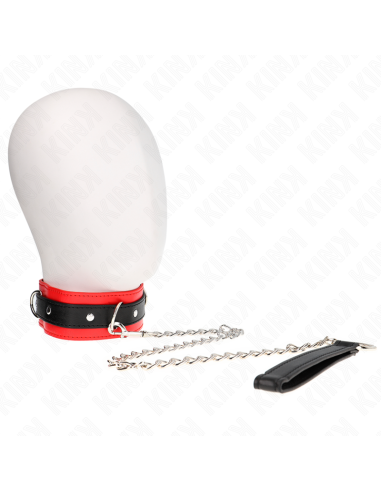 KINK - COLLAR CON CORREA 65 CM MODELO BÁSICO MODELO 3 ROJO 53 X 5 CM