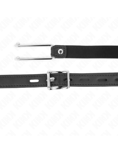 KINK - MORDAZA GANCHO DE METAL 11.5 CM CON CORREA DE POLIPIEL AJUSTABLE 39-58 CM X 2 CM