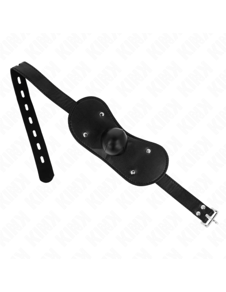 KINK - MÁSCARA BUCAL MORDAZA DE BOLA CON CERRADURA AJUSTABLE 42-60 CM