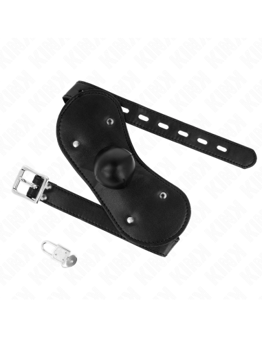 KINK - MÁSCARA BUCAL MORDAZA DE BOLA CON CERRADURA AJUSTABLE 42-60 CM