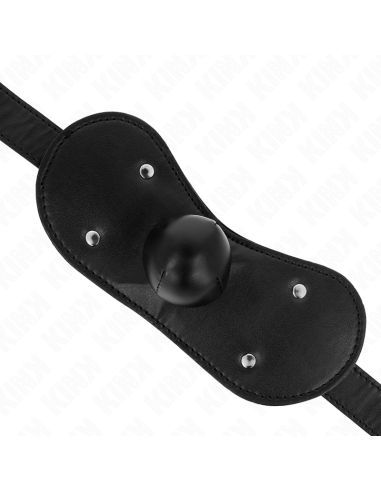 KINK - MÁSCARA BUCAL MORDAZA DE BOLA CON CERRADURA AJUSTABLE 42-60 CM