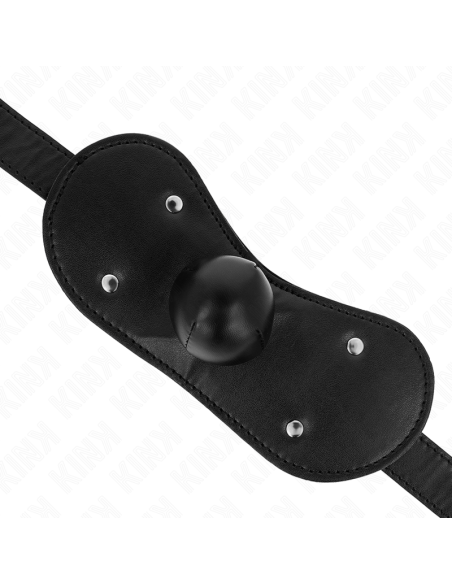 KINK - MÁSCARA BUCAL MORDAZA DE BOLA CON CERRADURA AJUSTABLE 42-60 CM