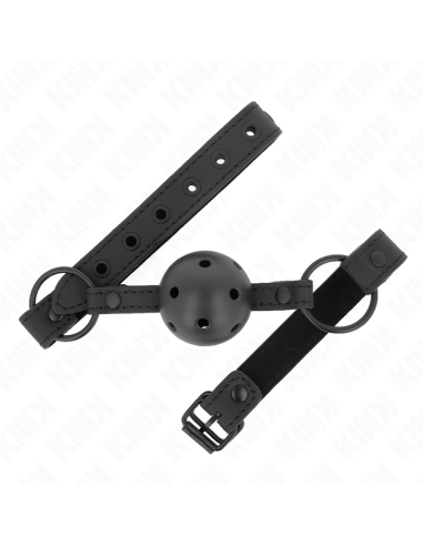 KINK - MORDAZA DE BOLA 4.5 CM DE NEOPRENO 63.5 X 2 CM AJUSTABLE 41 X 59 CM