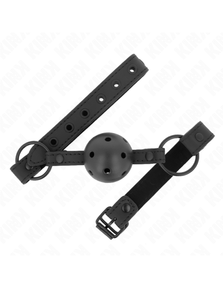 KINK - MORDAZA DE BOLA 4.5 CM DE NEOPRENO 63.5 X 2 CM AJUSTABLE 41 X 59 CM