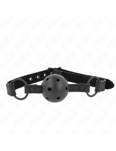 KINK - MORDAZA DE BOLA 4.5 CM DE NEOPRENO 63.5 X 2 CM AJUSTABLE 41 X 59 CM