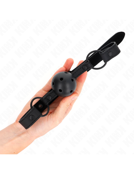 KINK - MORDAZA DE BOLA 4.5 CM DE NEOPRENO 63.5 X 2 CM AJUSTABLE 41 X 59 CM