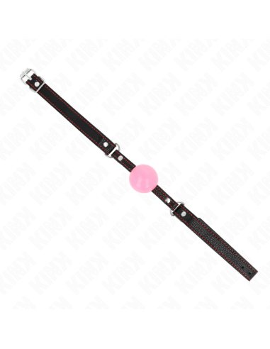 KINK - MORDAZA DE BOLA 4 CM DE ORO ROSA 60 x 2 CM