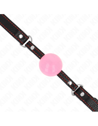 KINK - MORDAZA DE BOLA 4 CM DE ORO ROSA 60 x 2 CM