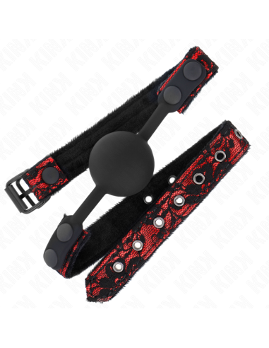 KINK - MORDAZA DE BOLA 4 CM DE SILICONA SCANDAL MODELO 1 65 x 2 CM