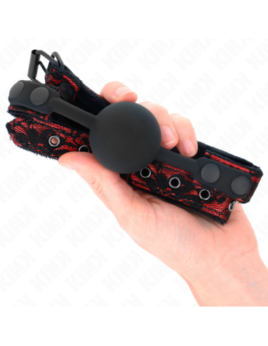 KINK - MORDAZA DE BOLA 4 CM DE SILICONA SCANDAL MODELO 1 65 x 2 CM