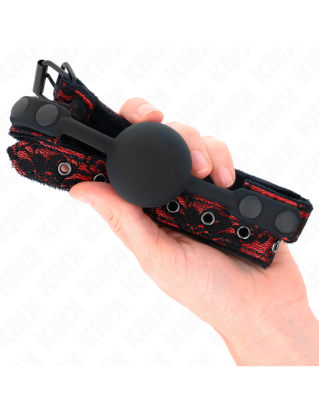 KINK - MORDAZA DE BOLA 4 CM DE SILICONA SCANDAL MODELO 1 65 x 2 CM