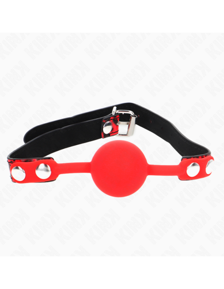 KINK - MORDAZA DE BOLA 4 CM DE SILICONA MODELO 2 60 x 2 CM